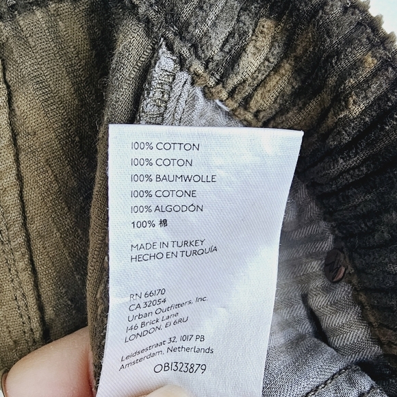 WE THE FREE Reese Pitched Straight Leg Corduroy Tie Dye Brown Tan Pants in Chava - Picture 13 of 13